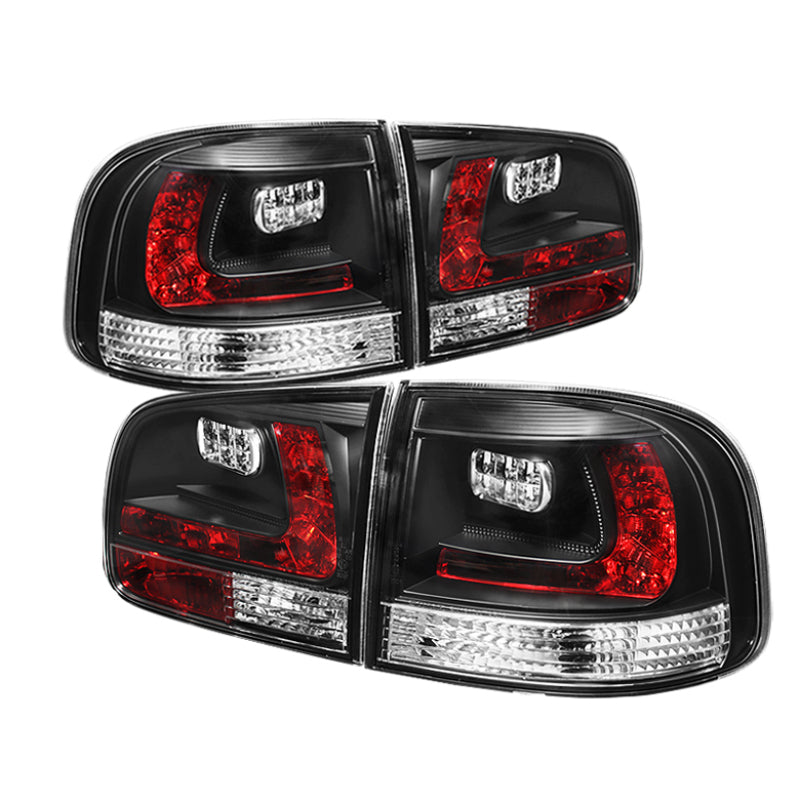 Spyder Volkswagen Touareg 03-07 LED Tail Lights Black ALT-YD-VTOU04-LED-BK Tail Lights SPYDER