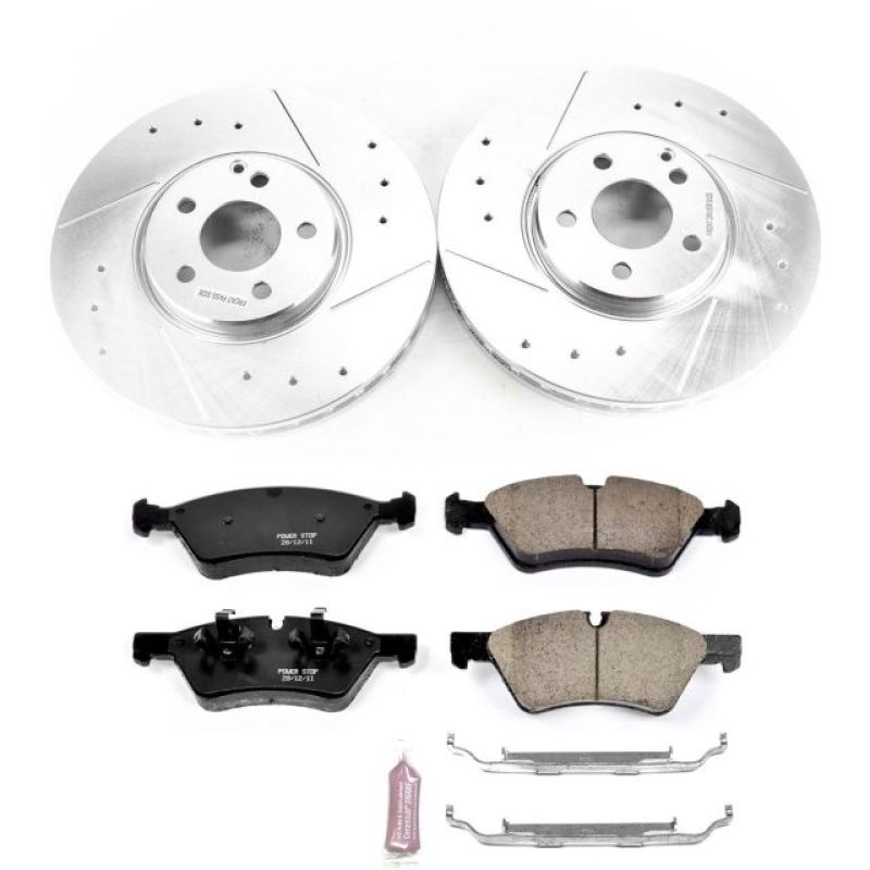 Power Stop 2006 Mercedes-Benz E500 Front Z23 Evolution Sport Brake Kit Brake Kits - Performance D&S PowerStop