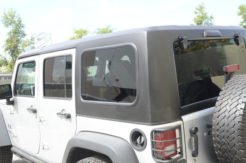 DV8 Offroad 07-18 Jeep Wrangler JK Hard Top Square Back - 4 Door Roofs DV8 Offroad