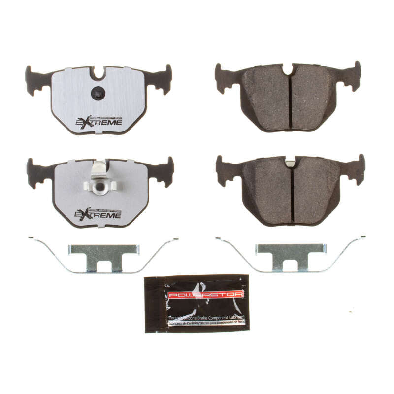 Power Stop 01-05 BMW 330Ci Rear Z26 Extreme Street Brake Pads w/Hardware Brake Pads - Performance PowerStop