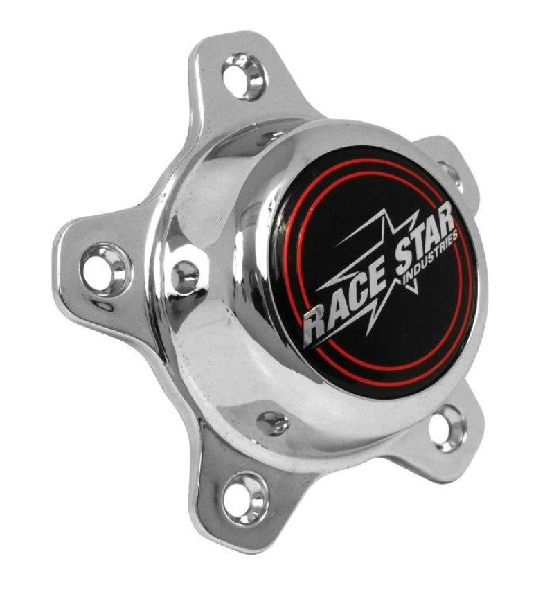 Race Star 5 Lug Cap Short Plastic Chrome (incl. Medallion & Screws) Lug Nuts Race Star