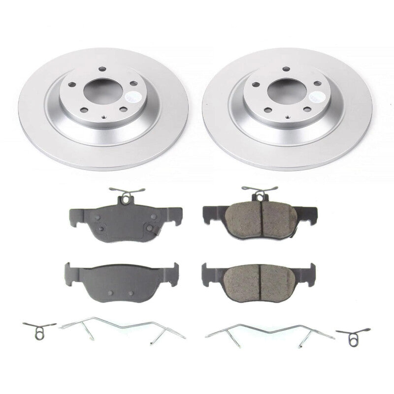 Power Stop 20-22 Mazda CX-30 Rear Z17 Coated Brake Kit Brake Kits - Performance Blank PowerStop