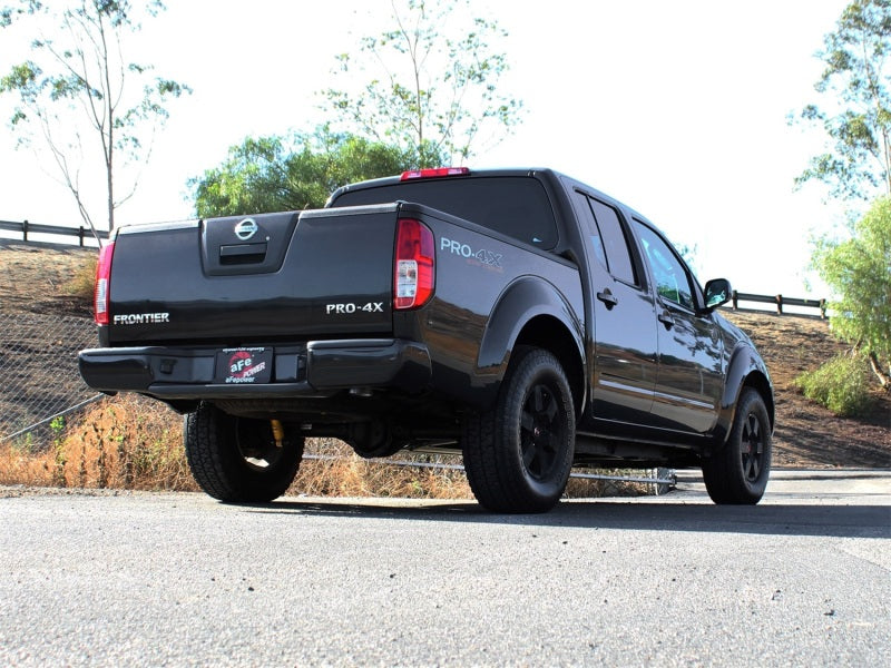 aFe MACHForce XP High Tuck Exhausts Cat-Back SS-409 CB Nissan Frontier 05-15 V6-4.0L Catback aFe