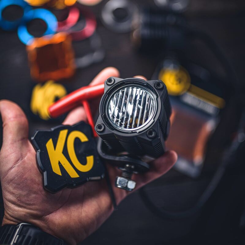 KC HiLiTES FLEX ERA 1 (Single Bezel Ring) - Black Light Accessories and Wiring KC HiLiTES