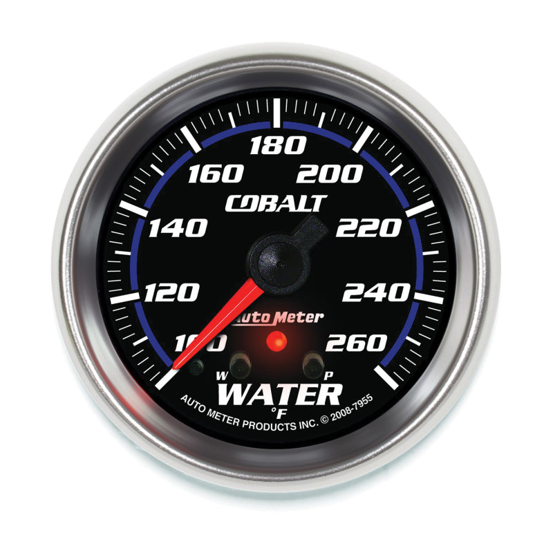 Autometer Cobalt 66.7mm 100-260 Degree F DSM Water Temperature Gauge Gauges AutoMeter