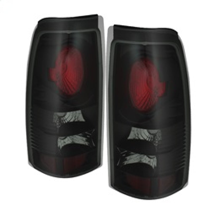 Spyder Chevy Silverado 1500 99-02 (Not Fit Stepside) Euro Style Tail Lights Blk Smke ALT-YD-CS99-BSM Tail Lights SPYDER