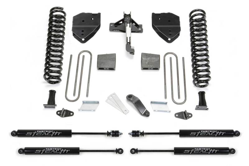 Fabtech 17-21 Ford F250/F350 4WD Diesel 6in Basic Sys w/Stealth Lift Kits Fabtech