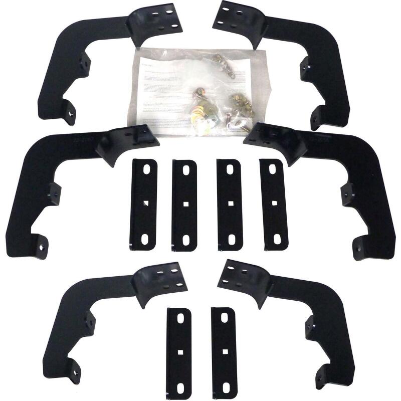 Westin 2015-2018 Chevrolet/GMC Colorado/Canyon Crew Cab Premier Oval Nerf Step Bar Mount Kit - Black Hardware Kits - Other Westin