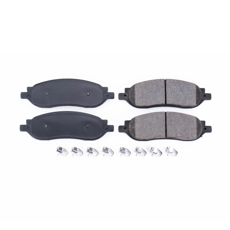 Power Stop 05-07 Ford F-250 Super Duty Rear Z17 Evolution Ceramic Brake Pads w/Hardware Brake Pads - OE PowerStop