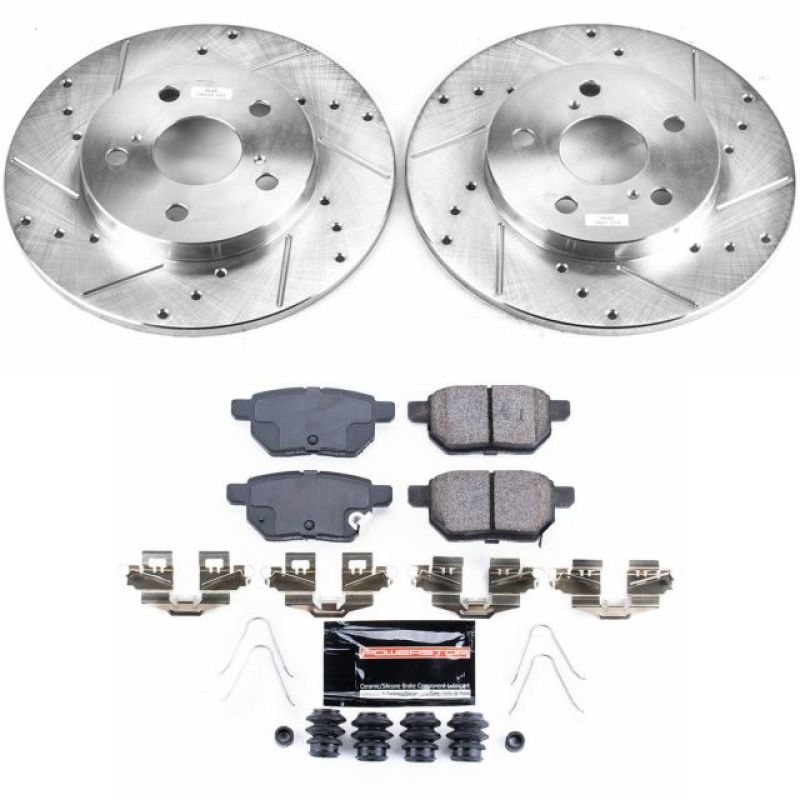Power Stop 2016 Scion iM Rear Z23 Evolution Sport Brake Kit Brake Kits - Performance D&S PowerStop