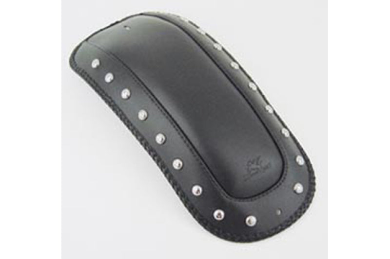 Mustang 00-11 Yamaha V-Star 1100 Classic, 02-11 V-Star 1100 Silverado Fender Bib w/Studs - Black Fender Bibs Mustang Motorcycle