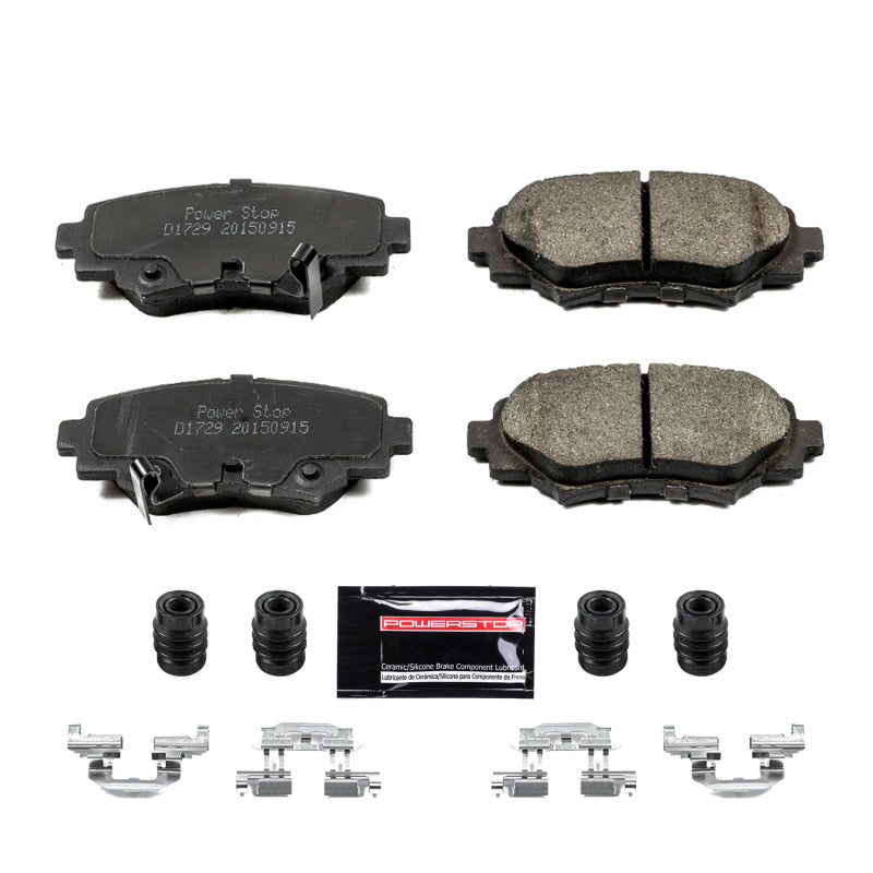 Power Stop 14-16 Mazda 3 Rear Z23 Evolution Sport Brake Pads w/Hardware Brake Pads - Performance PowerStop