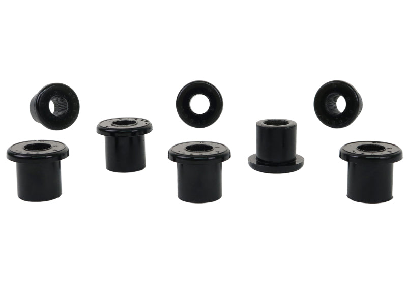 Whiteline Plus 86-11/05 Toyota Frontier / 2/97-11/05 XTerra Rear Spring - Eye Rear & Shackle Bushing Spring Insulators Whiteline