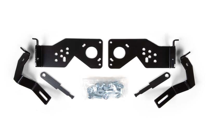 Zone Offroad 23-26 Ford F250/F350/F450 4WD 3.5in Radius Arm Drop Brkt Ride Height Sensor Rlctn Kit Brackets Zone Offroad