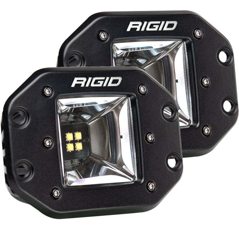 Rigid Industries Radiance+ Scene RGBW Flush Mount - Pair Light Bars & Cubes Rigid Industries