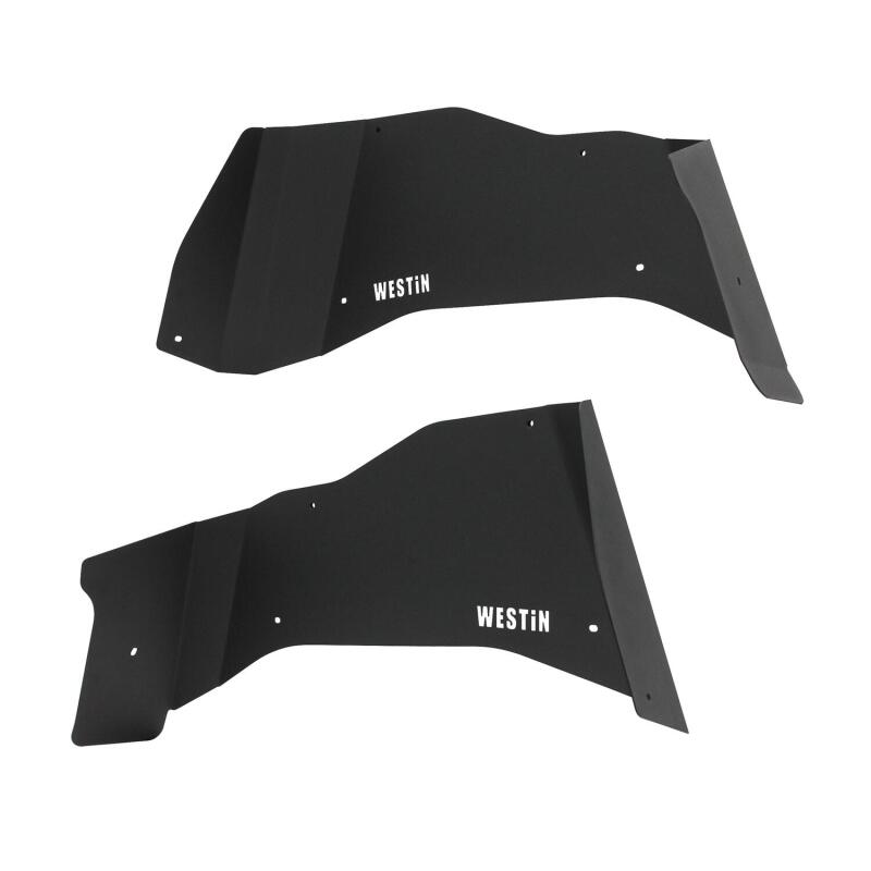 Westin 07-18 Jeep Wrangler JK Inner Fenders - Rear - Textured Black Fenders Westin
