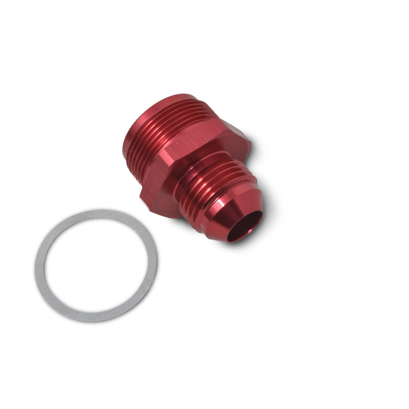 Russell Performance 1in-20 x 6 AN Male Flare Adapter (66-89 Edelbrock Q-Jets/75-89 Stock Q-Jets) Fittings Russell