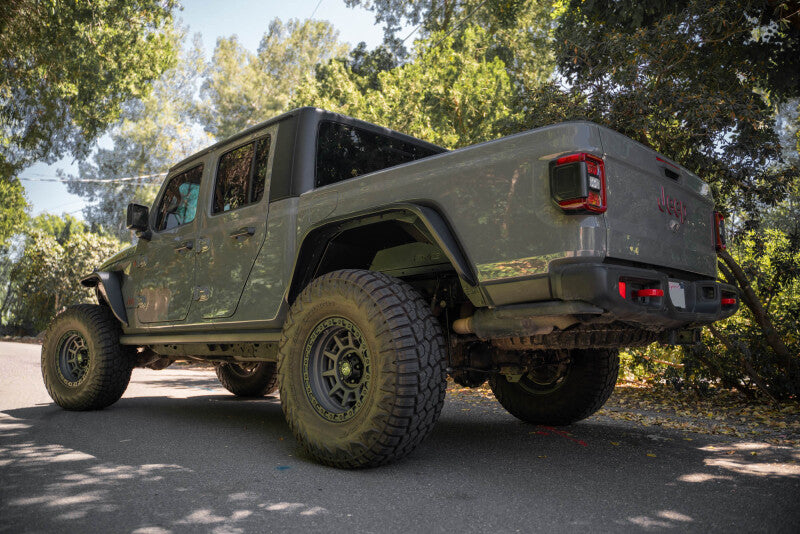DV8 Offroad 20-24 Jeep Gladiator JT Rear Inner Fender Liners - Satin Black Wheel Well Liners DV8 Offroad