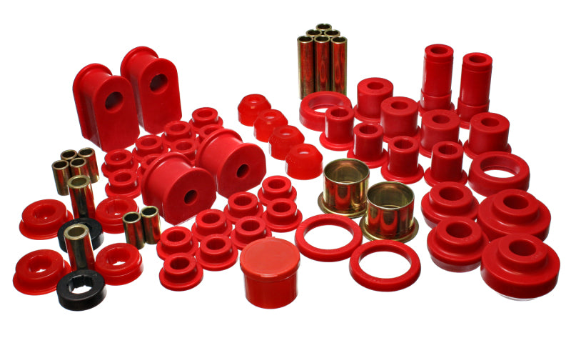 Energy Suspension 91-94 Ford Explorer 4WD Red Hyper-flex Master Bushing Set Bushing Kits Energy Suspension