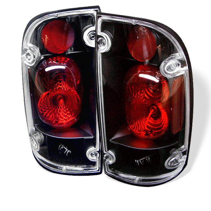 Spyder Toyota Tacoma 95-00 Euro Style Tail Lights Black ALT-YD-TT95-BK Tail Lights SPYDER
