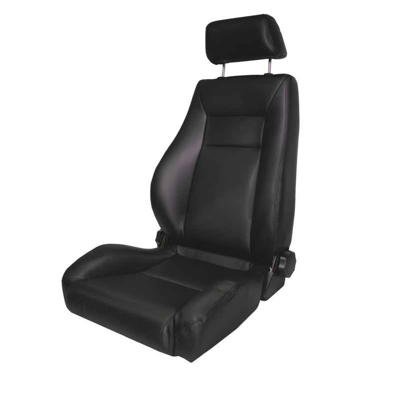 Rugged Ridge Ultra Front Seat Reclinable Black Denim 76-02 CJ&Wrang Seats Rugged Ridge