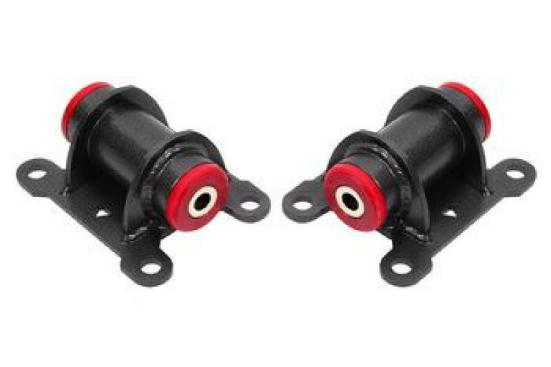 BMR 98-02 Chevrolet Camaro Motor Mount Kit (Steel) w/ Poly Bushings - Black Hammertone Engine Mounts BMR Suspension