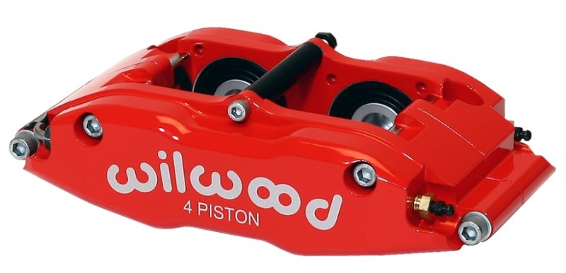 Wilwood Caliper-BNSL4R-Red 1.75in Pistons 1.10in Disc Brake Calipers - Perf Wilwood