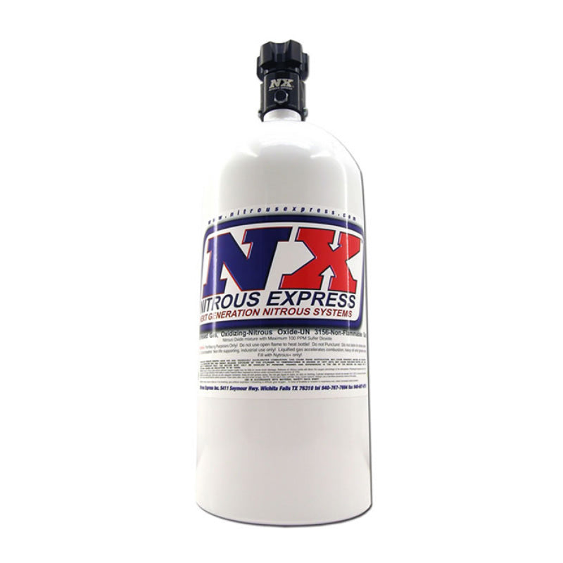 Nitrous Express 10lb Bottle w/Lightning 500 Valve (6.89 Dia x 20.19 Tall) Nitrous Bottles Nitrous Express