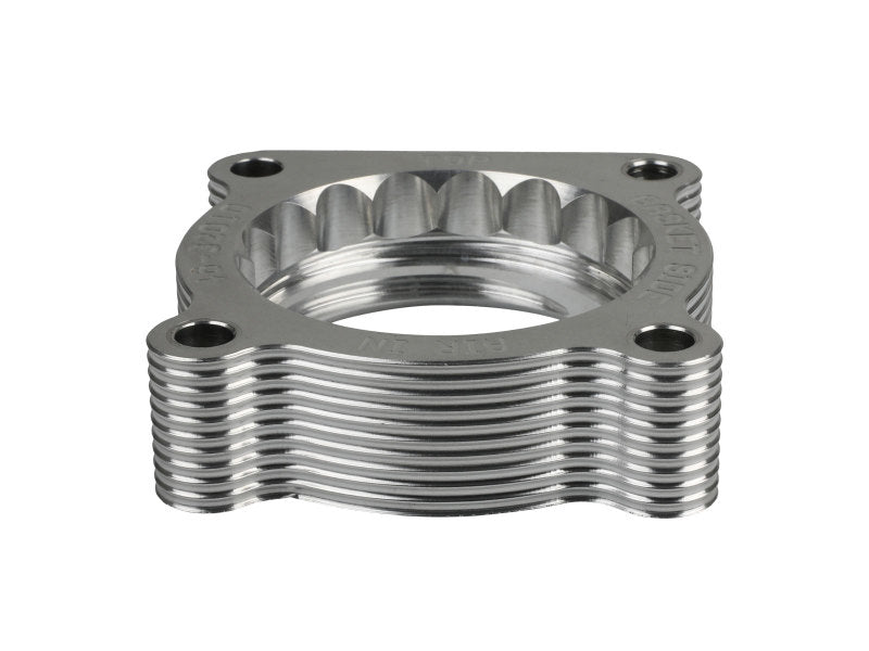 aFe 07-12 Dodge 1500 / 07-12 Dodge Dakota V6 3.7L Silver Bullet Throttle Body Spacer - Silver Throttle Body Spacers aFe