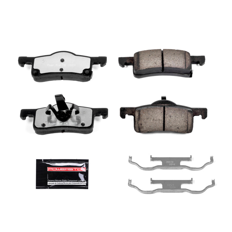 Power Stop 03-06 Ford Expedition Rear Z36 Truck & Tow Brake Pads w/Hardware Brake Pads - Performance PowerStop