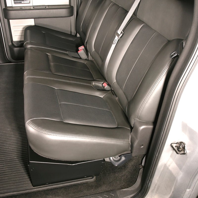 Tuffy Ford F150 Supercrew Underseat Lockbox Full Length W/ Keyed Lock Cargo Boxes & Bags Tuffy Products