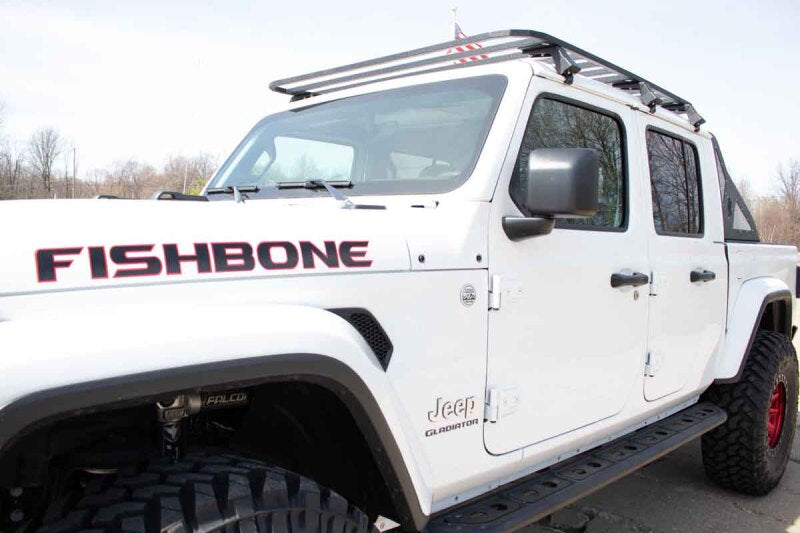 Fishbone Offroad 2020+ Jeep Gladiator Chase Rack W/Molle Panel Bed Racks Fishbone Offroad