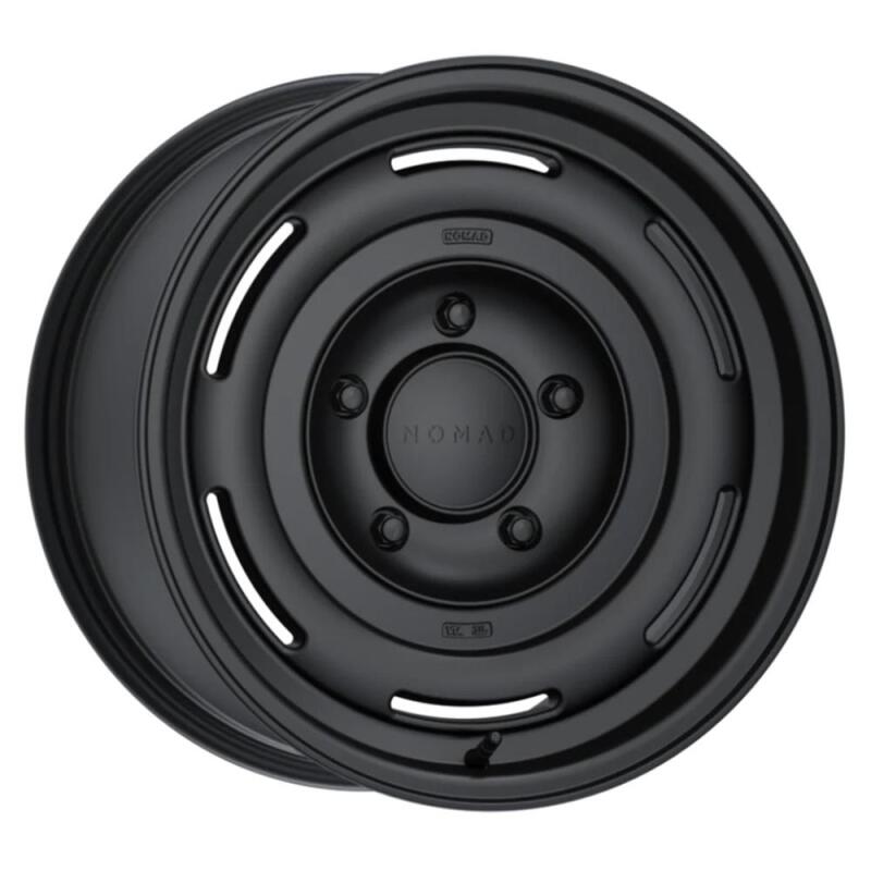 Nomad N504SB Field 17x8.5in / 5x127 BP / 0mm Offset / 106.1mm Bore - Satin Black Wheel Wheels - Forged Nomad