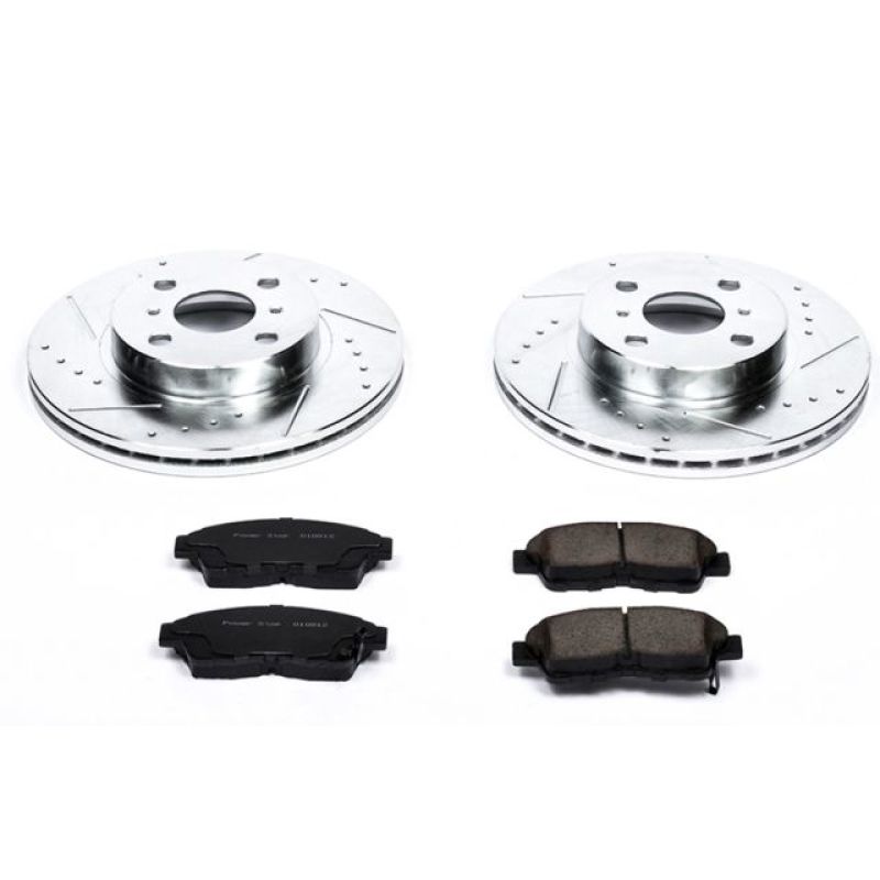 Power Stop 93-97 Geo Prizm Front Z23 Evolution Sport Brake Kit Brake Kits - Performance D&S PowerStop