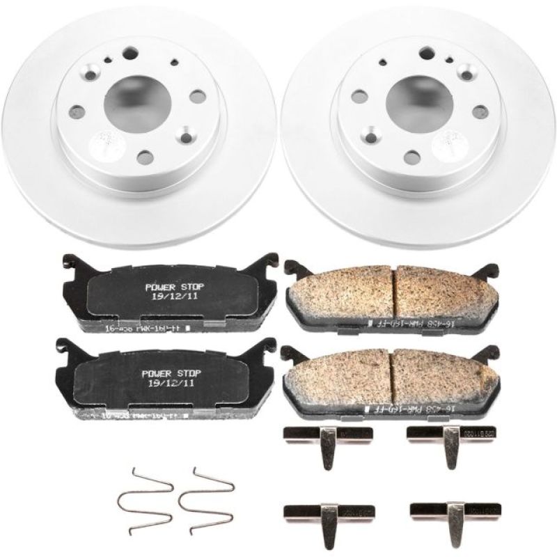 Power Stop 90-93 Mazda Miata Rear Z17 Evolution Geomet Coated Brake Kit Brake Kits - Performance Blank PowerStop