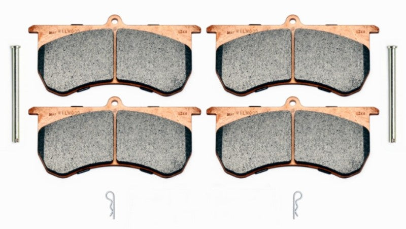 Wilwood Pad Set Metallic 9115 w/ Pins & Clips GNX4 Brake Pads - Performance Wilwood
