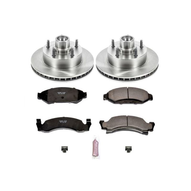Power Stop 87-93 Ford E-150 Front Autospecialty Brake Kit Brake Kits - OE PowerStop