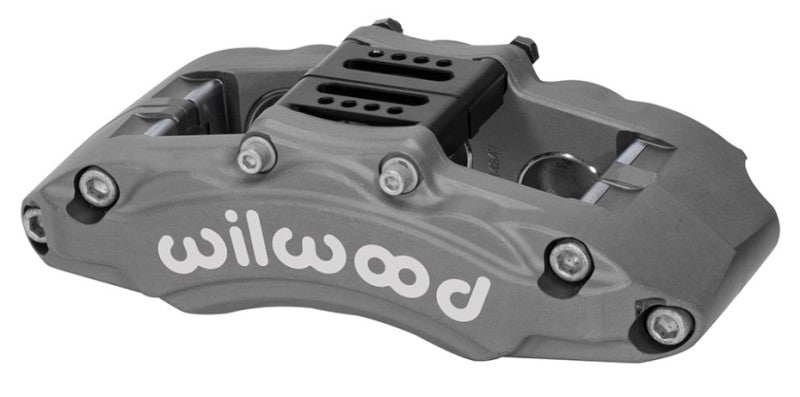 Wilwood Caliper - AT6 Lug Mount Anodized 1.75in/1.38in/1.38in Piston .75in Rotor - Right Side Brake Calipers - Perf Wilwood