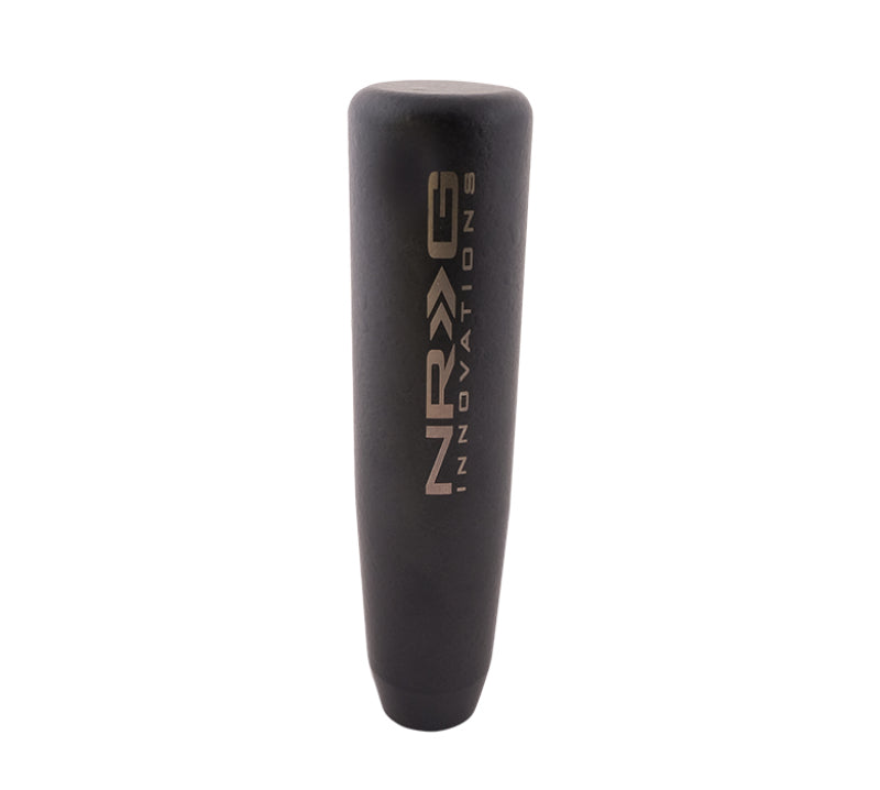 NRG Universal Short Shifter Knob - 5in. Length / Heavy Weight 1.27Lbs. - Black Wrinkle Finish Shift Knobs NRG