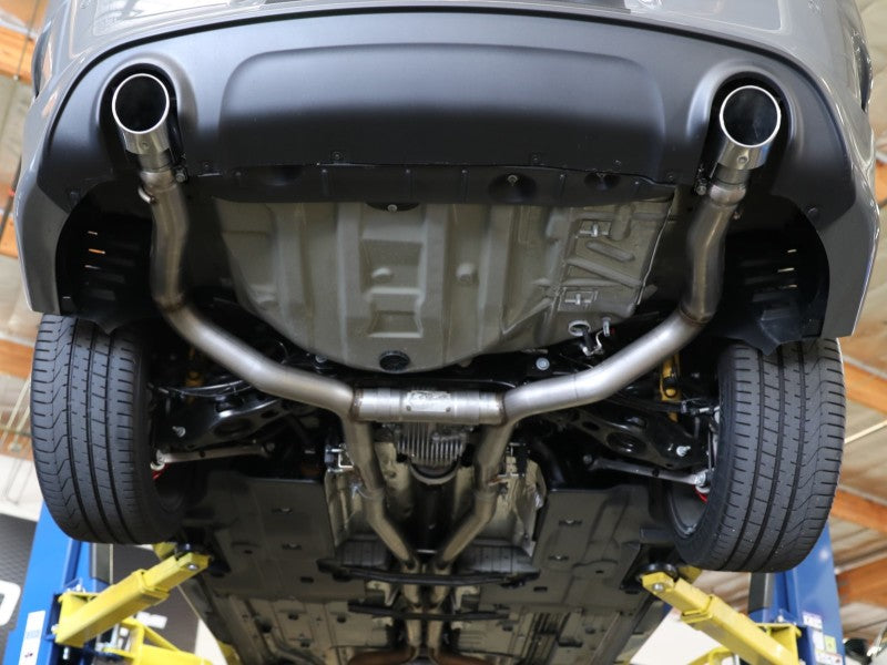 aFe MACH Force-Xp 3in 304 SS Cat-Back Exhaust 15-20 Dodge Charger Hellcat V8-6.2L/6.4L w/o Muffler Catback aFe