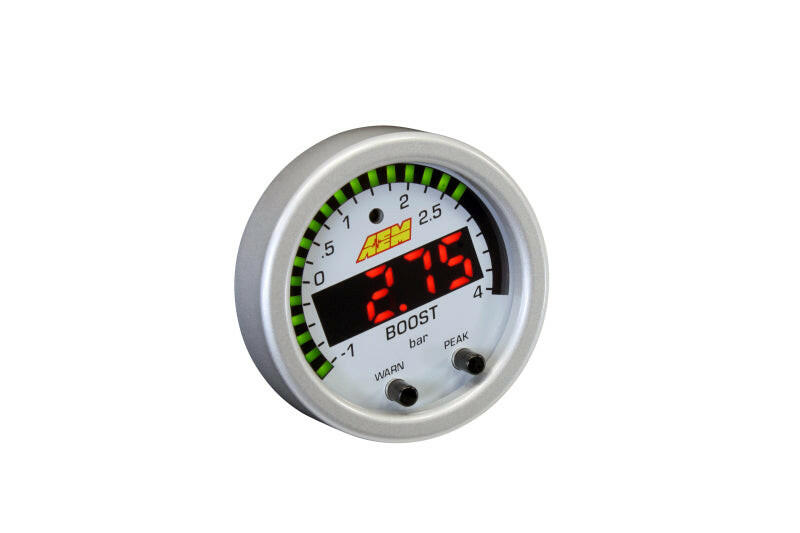 AEM X-Series Boost Pressure -30inHg 60psi Gauge Kit Gauges AEM