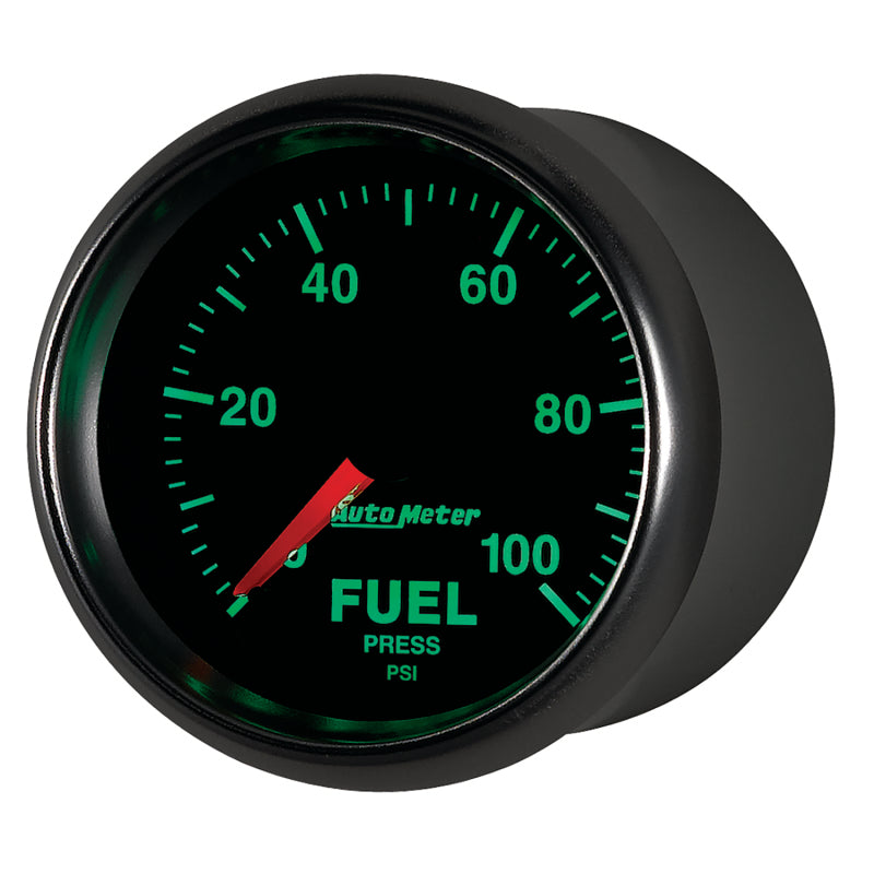 Autometer GS 0-100 PSI Full Sweep Electronic Fuel Pressure Gauge Gauges AutoMeter