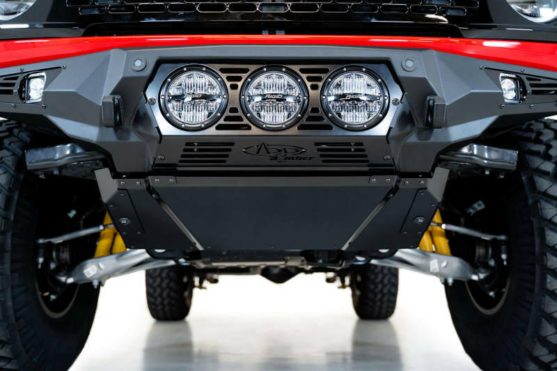 Addictive Desert Designs 21-22 Ford Bronco Bomber Skid Plate (Use w/ Bomber Front Bumper) Skid Plates Addictive Desert Designs
