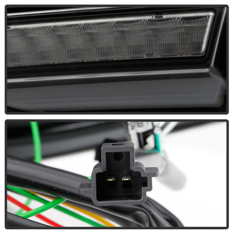 Spyder 08-14 Subara Impreza WRX Hatchback LED Tail Lights Seq Signal Blk Smoke ALT-YD-SI085D-SEQ-BSM Tail Lights SPYDER