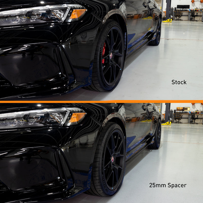 Mishimoto Wheel Spacers - 5x120 - 64.1 CB - M14 x1.5 - 10mm - BK Wheel Spacers & Adapters Mishimoto