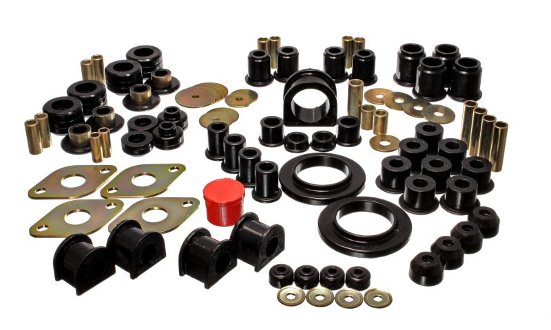 Energy Suspension 95-6/00 Toyota 4WD Pickup (Except T-100 & Tundra) Black Hyper-Flex Master Bushing Bushings - Full Vehicle Kits Energy Suspension