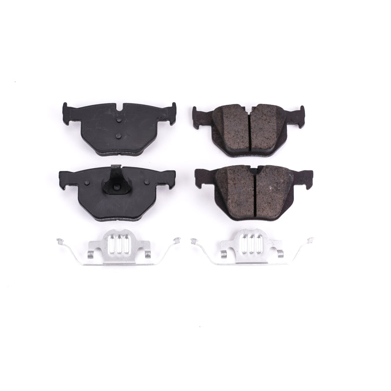 Power Stop 07-18 BMW X5 Rear Z17 Evolution Ceramic Brake Pads w/Hardware Brake Pads - OE PowerStop