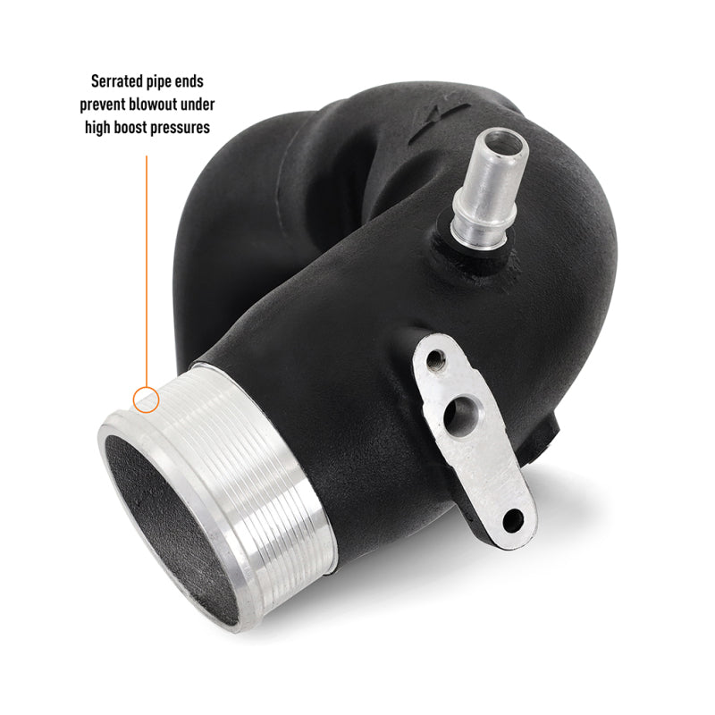 Mishimoto 2021+ Ford Bronco 2.7L High-Mount Intercooler Pipe Upgrade Kit - Wrinkle Black Intercooler Pipe Kits Mishimoto