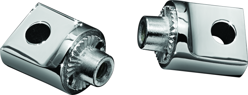 Kuryakyn Non-Pivot Splined Male Adapter Chrome Footpegs Kuryakyn
