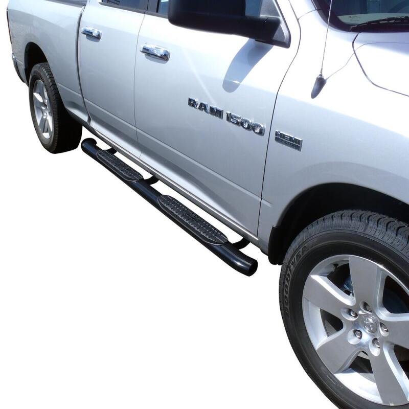 Westin 2009-2018 Dodge/Ram 15/25/3500 Crew Cab PRO TRAXX 4 Oval Nerf Step Bars - SS Nerf Bars Westin